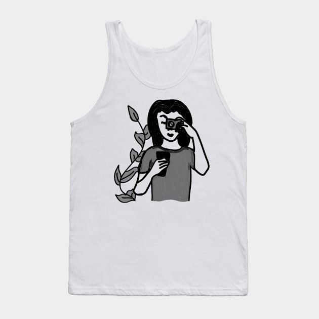 All I need is coffee and my camera Tank Top by Antiope